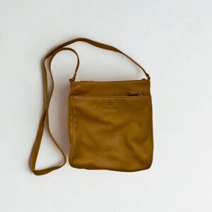 Perfect for travel purse | Tan Crossbody Bag & Wristlet by Etienne Aigner
